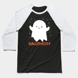 Trick or treat Funny cute Scary ghost Halloween cute scary little ghost Baseball T-Shirt